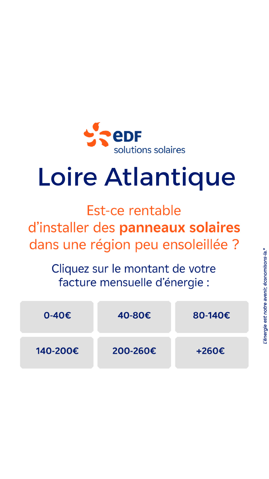 Mes offres EDF solutions solaires Facebook ad