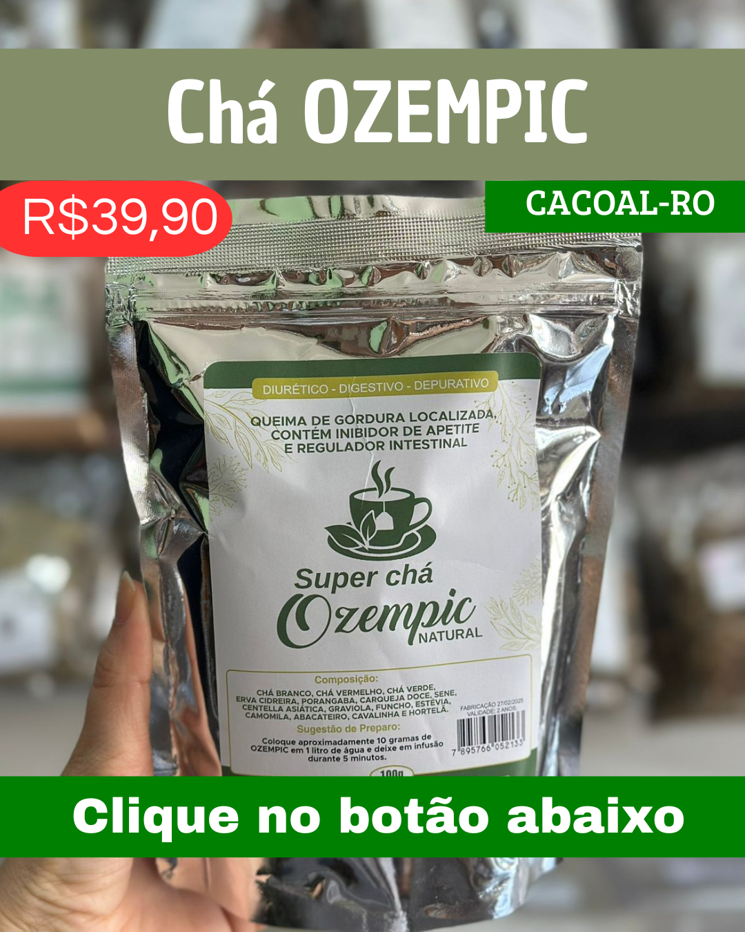 Atacadão de Castanhas e Produtos Naturais Facebook ad: Converse conosco