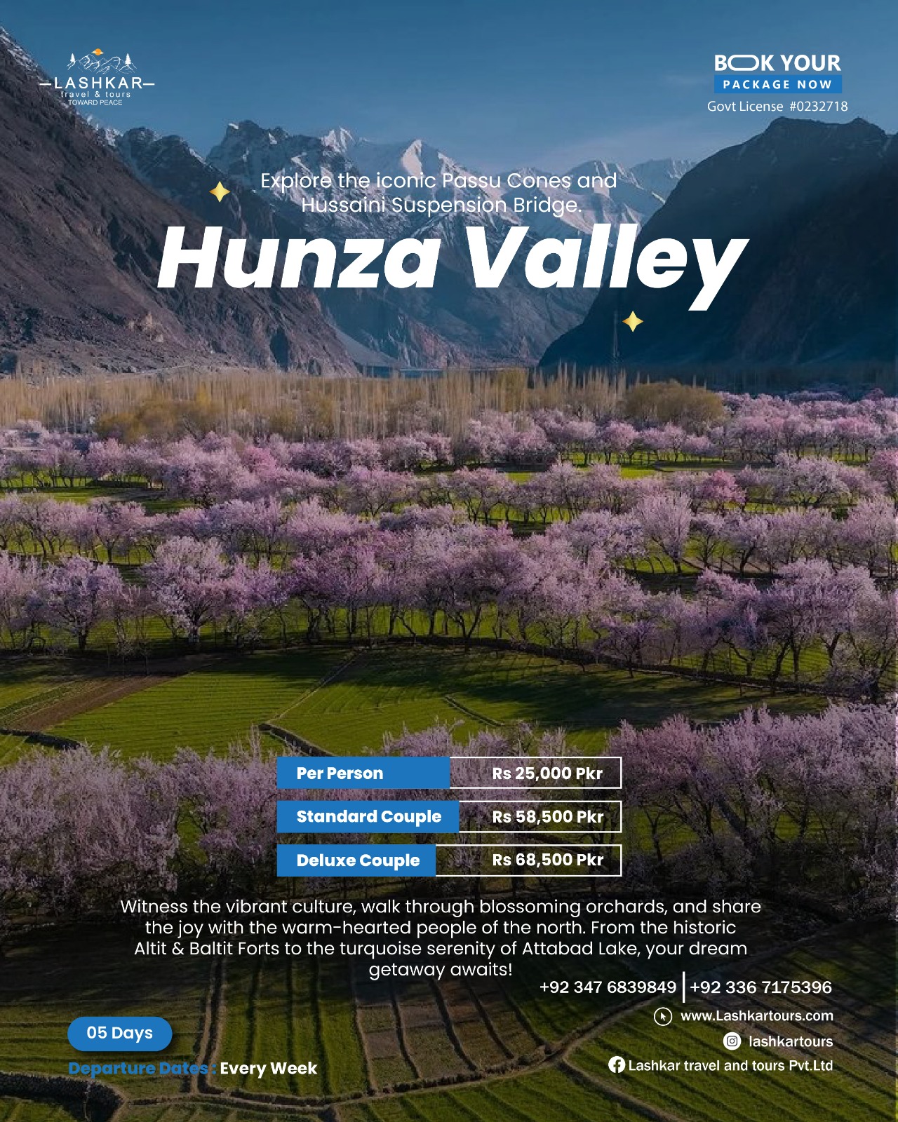 Pakistan Tours - Lashkar Tours Facebook ad