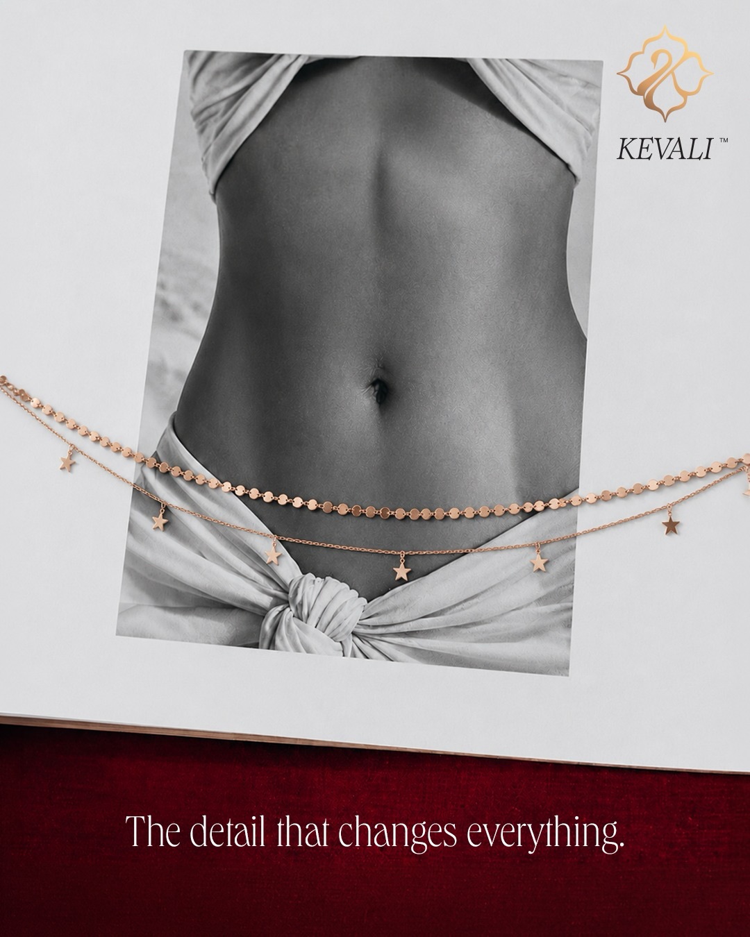 Kevali Facebook ad: The finishing touch you never knew you needed.