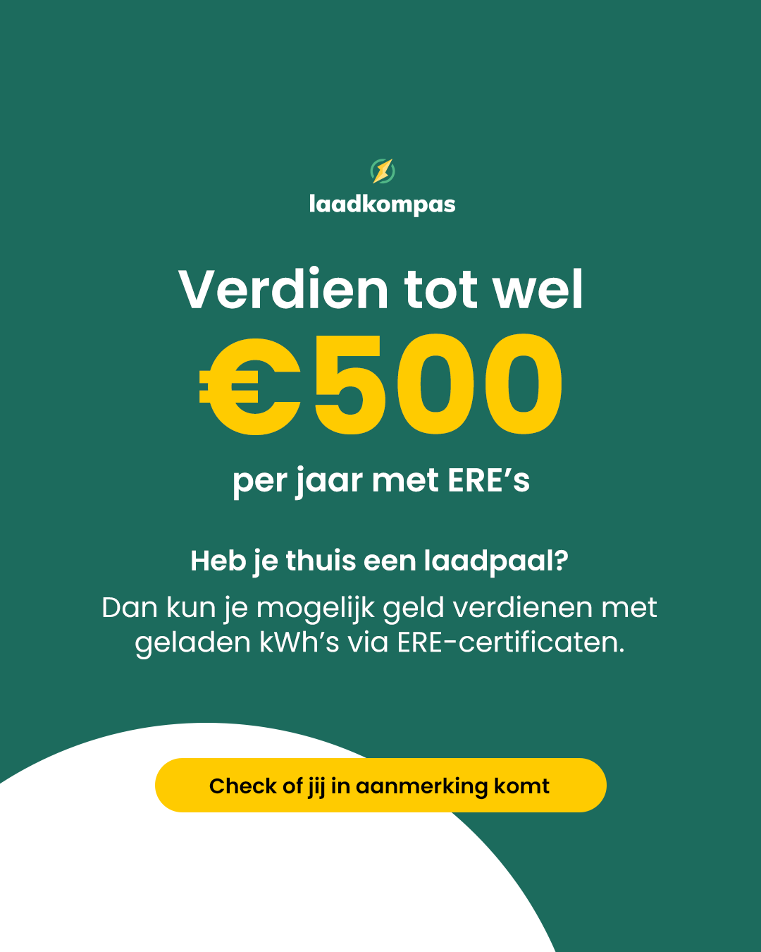 Laadkompas Facebook ad: Check of jouw laadpaal in aanmerking komt