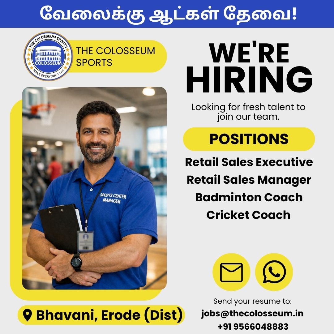 The Colosseum Facebook ad: We’re hiring Sales Staffs and Coaches at The…