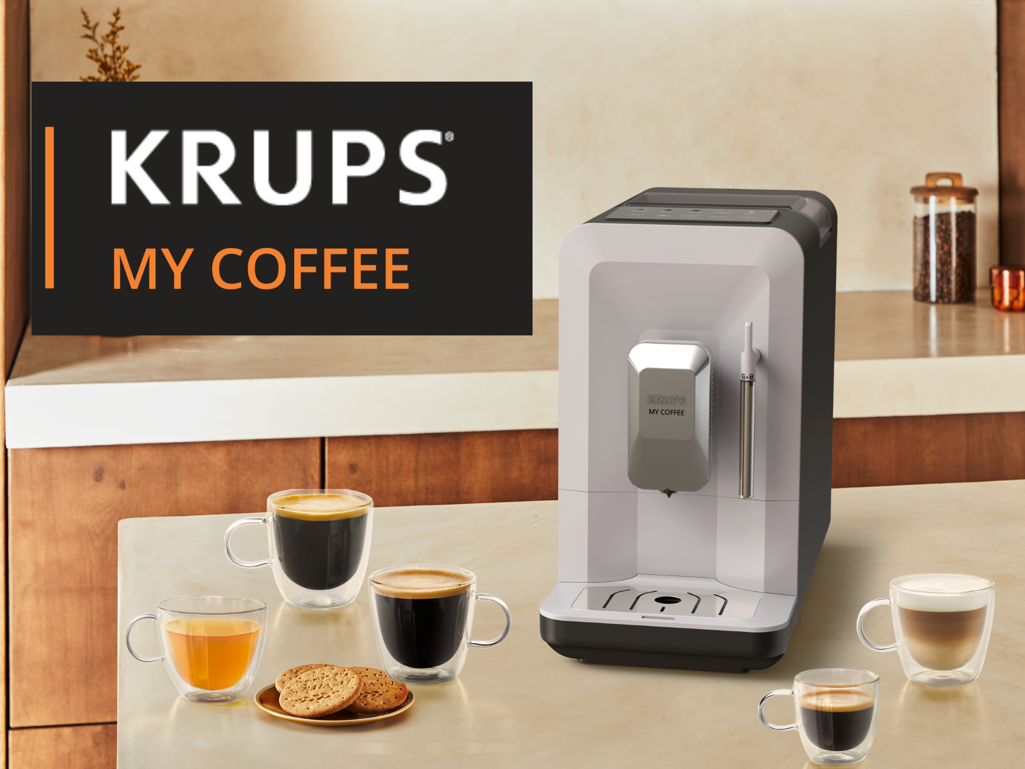 Tefal Facebook ad: Atraskite automatinį kavos aparatą KRUPS My Coffee+…