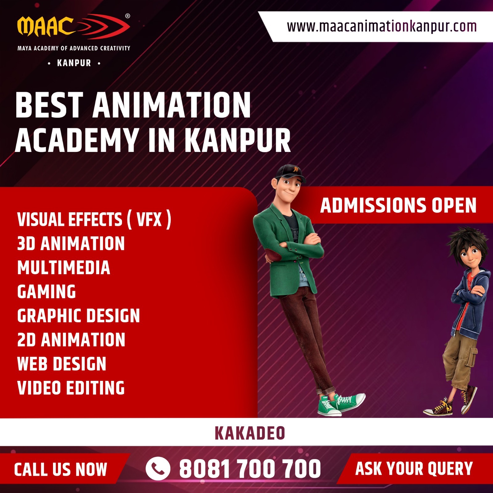 MAAC KANPUR Facebook ad: Join Creative Courses after 12th in MAAC Kanpur