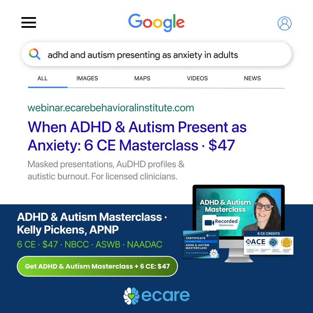 eCare Behavioral Health Institute Facebook ad