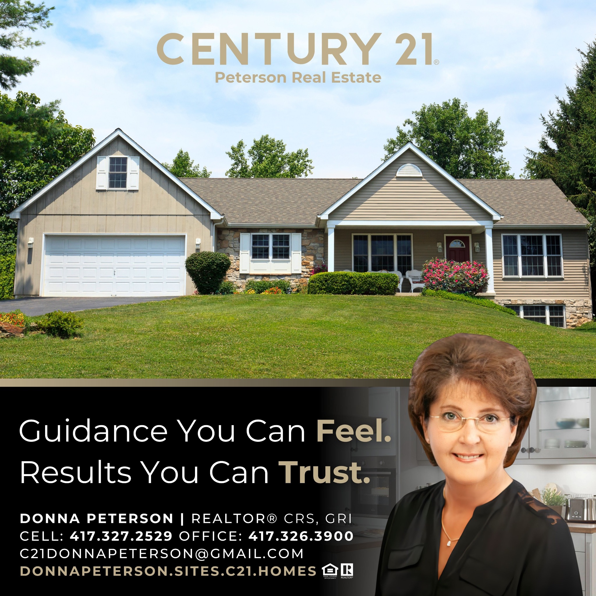Donna Peterson - Century 21 Peterson Realtor- Bolivar, MO Facebook ad