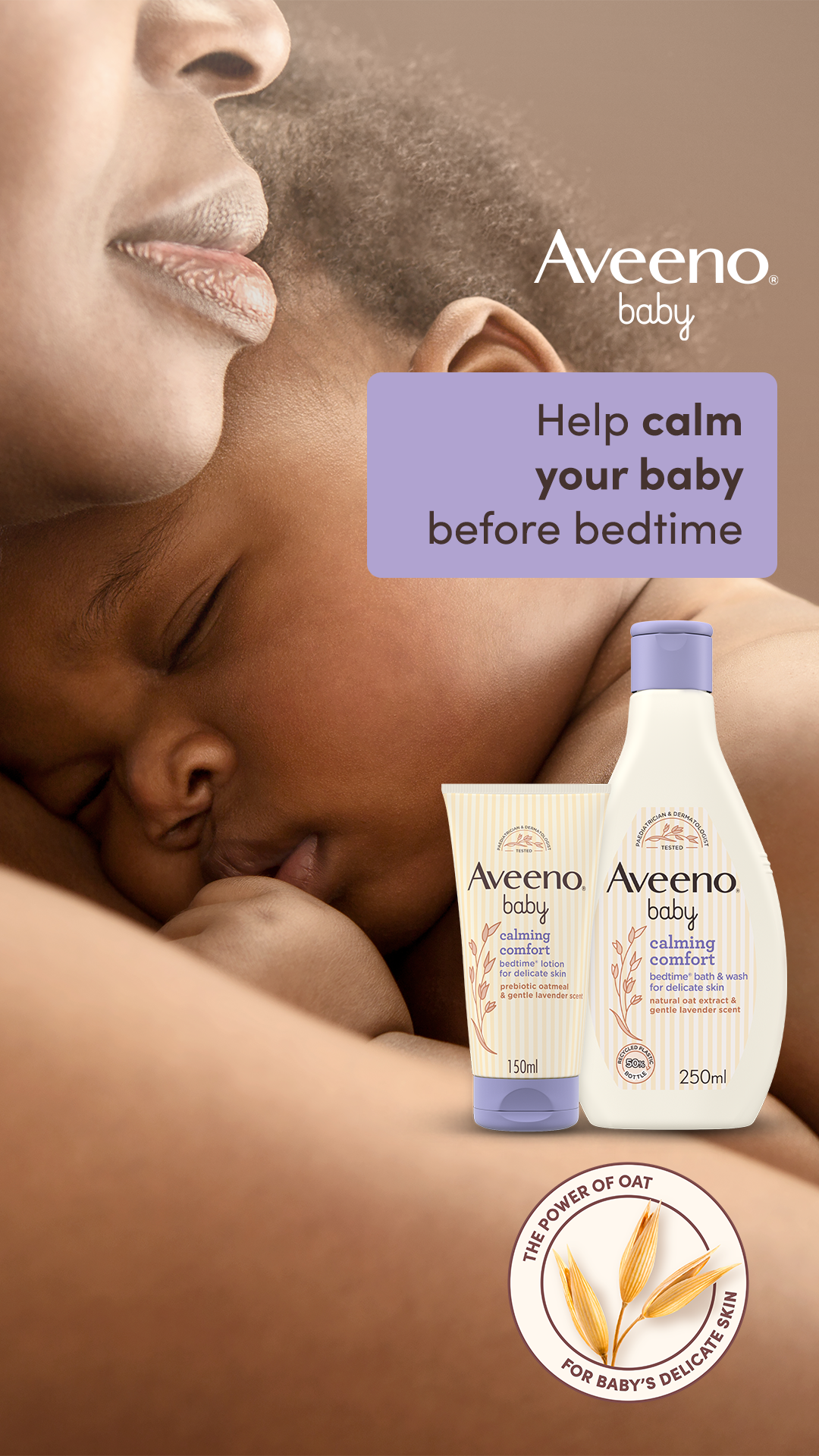 Aveeno Baby UK & Ireland Facebook ad from Jan 12, 2026