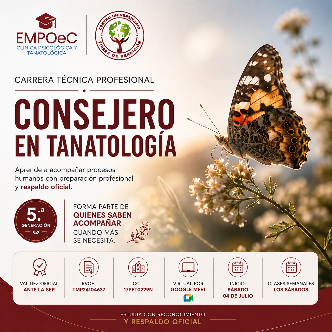 EMPO Clínica Psicológica y Tanatológica - Educación Continua Facebook ad
