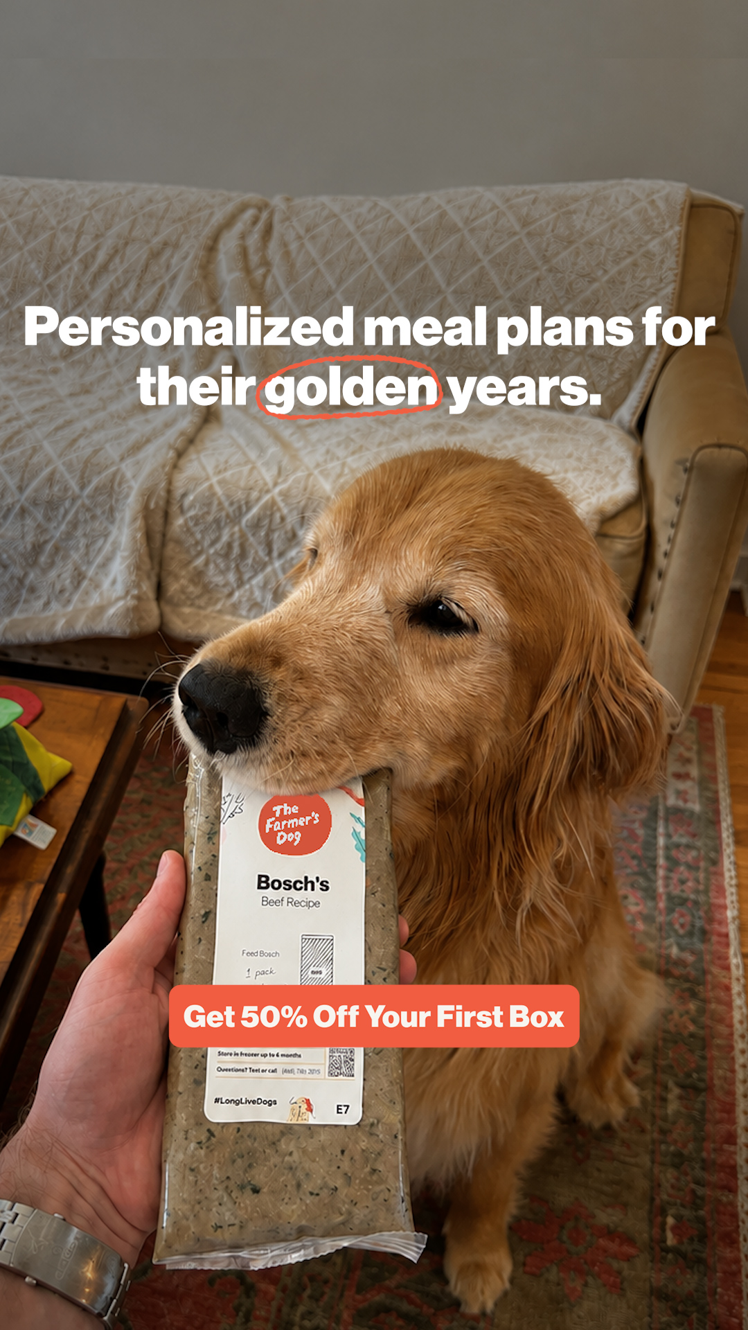 The Farmer's Dog Facebook ad