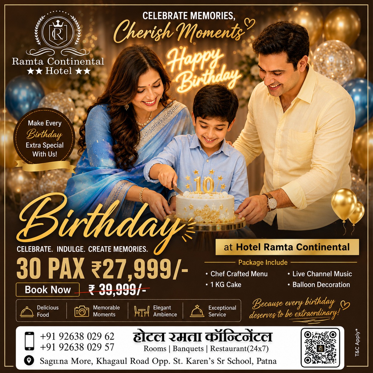 Hotel Ramta Continental Facebook ad