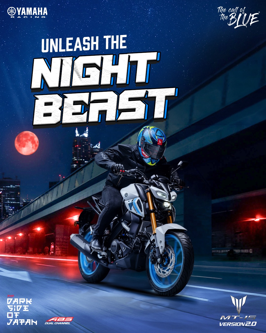 Yamaha Nepal Facebook ad: When the city slows down, the Yamaha MT-15…