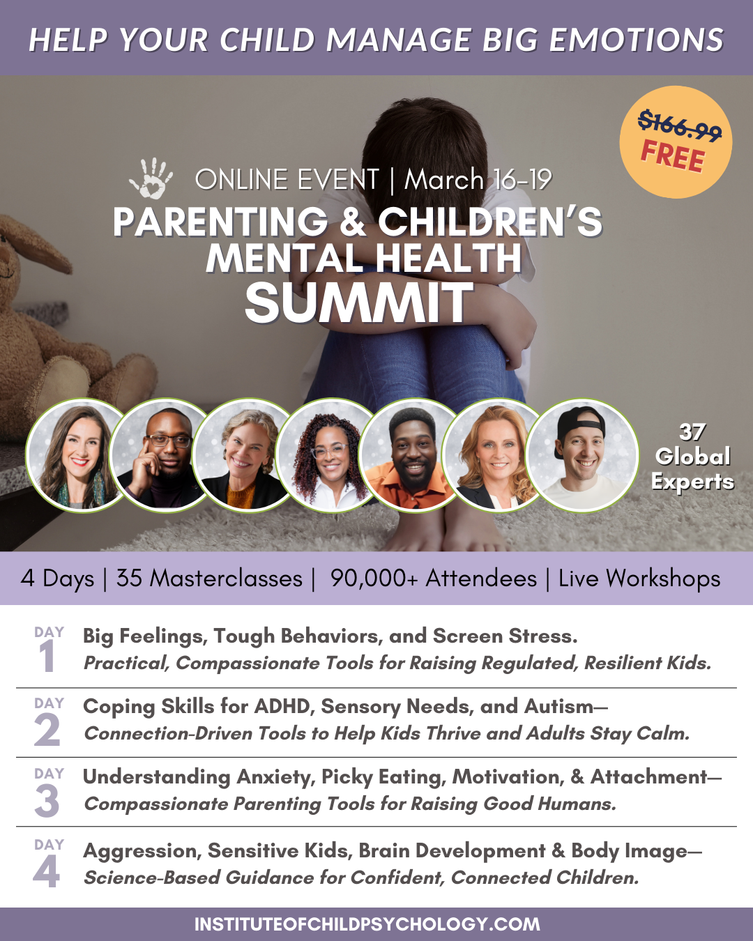 Institute of Child Psychology Facebook ad