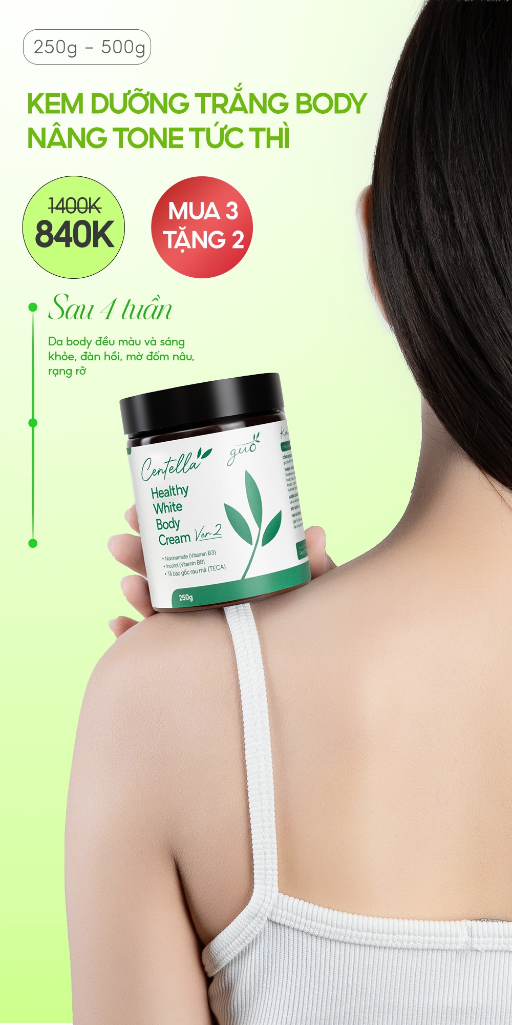GUO Mỹ phẩm xanh sạch Facebook ad