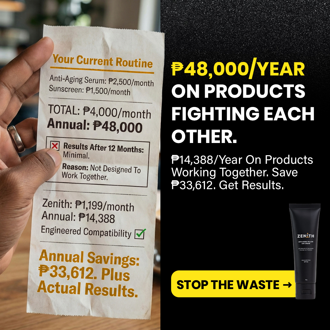 Zenith PH - Anti-Aging Tallow Day Cream Spf30+ Facebook ad: High Performance Day Cream For Men