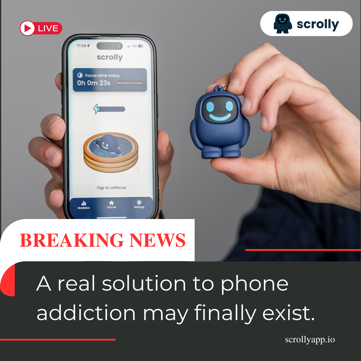 Scrolly Facebook ad
