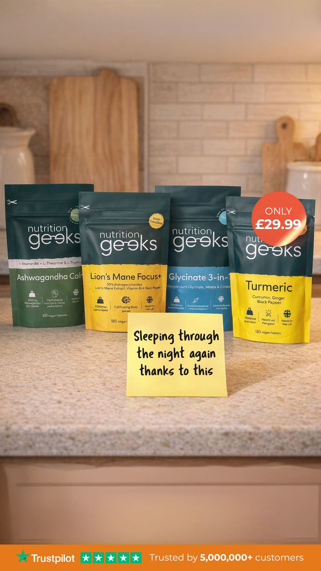 Nutrition Geeks Facebook ad