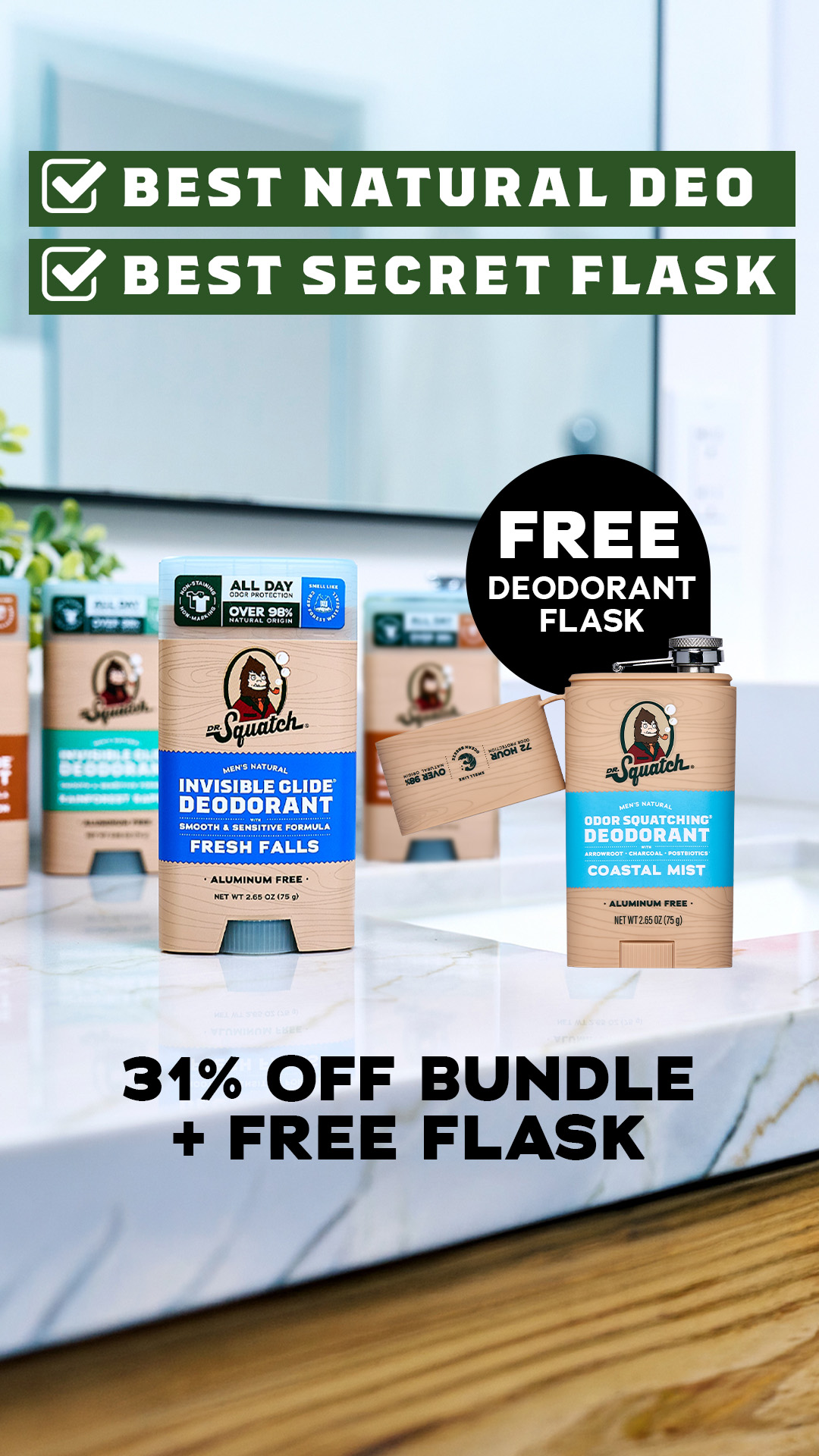 Dr. Squatch Facebook ad