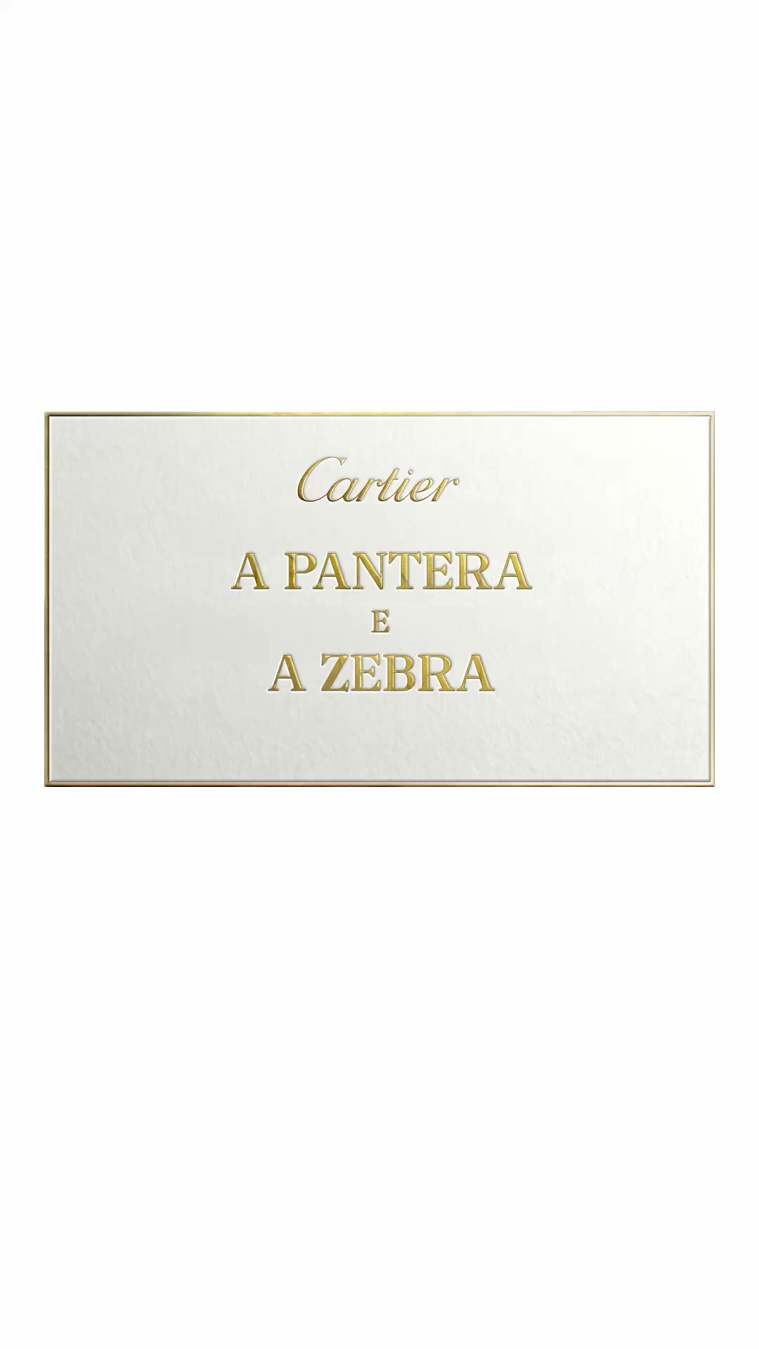 Cartier Facebook ad: Era uma vez uma Pantera e uma zebra…