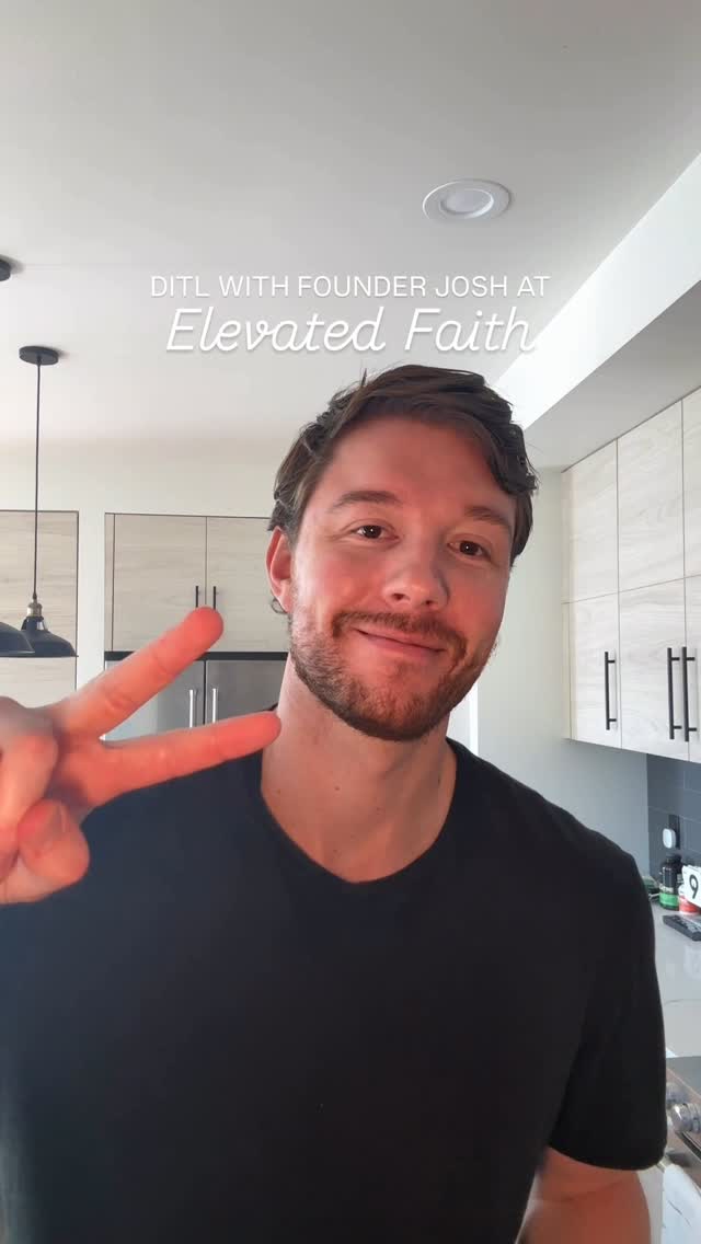 Elevated Faith Facebook ad: DITL with our fearless leader @joshgander1 We are…