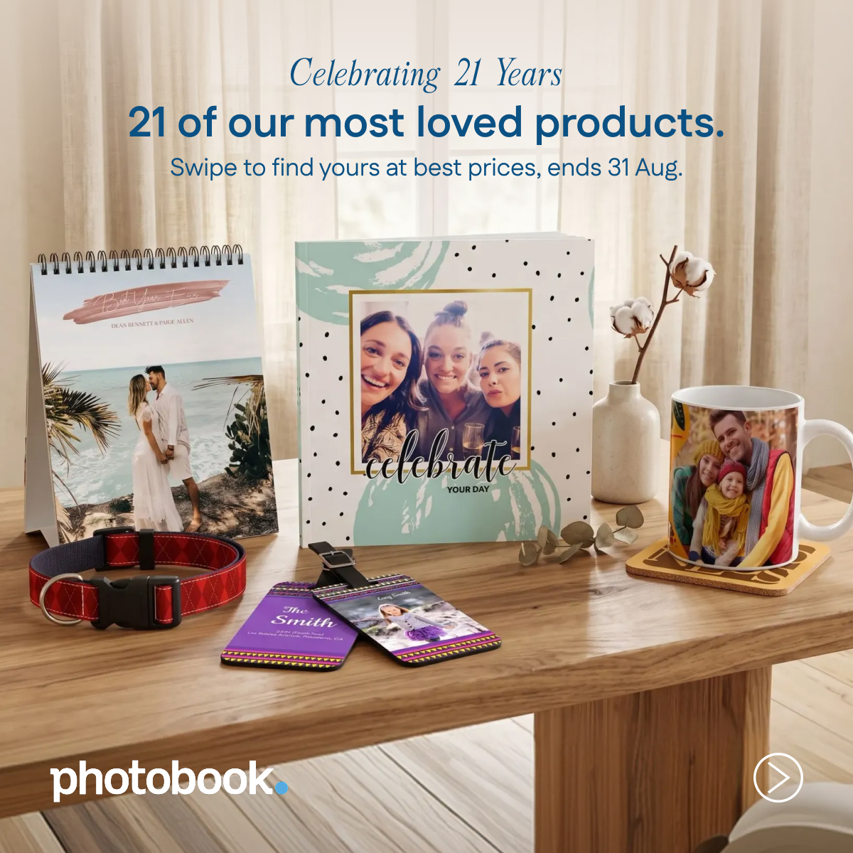 Photobook Facebook ad