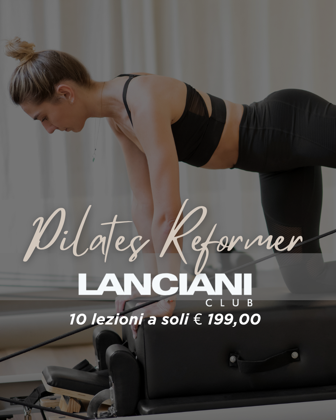 Lanciani Club Facebook ad: Pilates Reformer