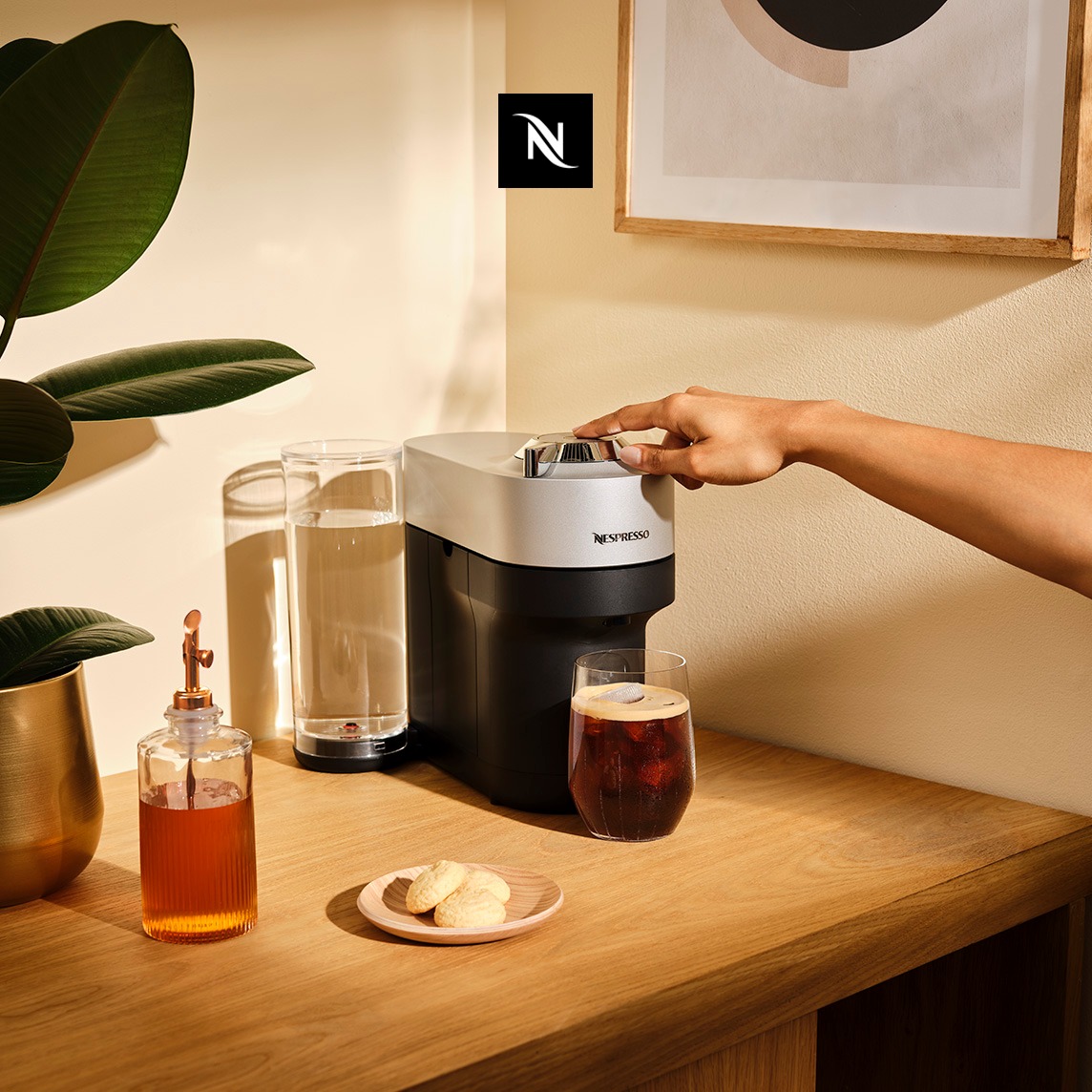 Nespresso Facebook ad: Savour deep aroma and golden crema with Nespresso