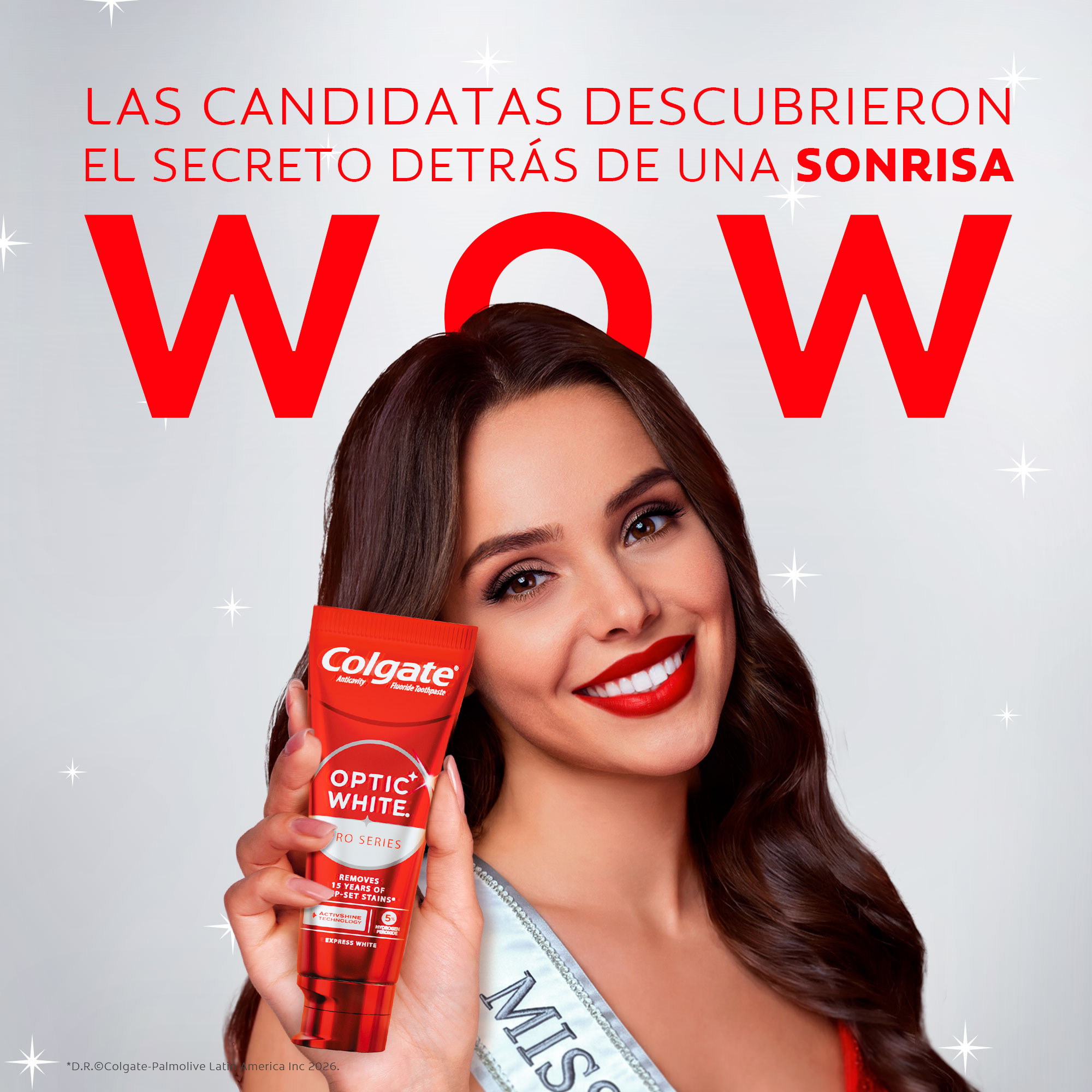 Colgate Latinoamérica Facebook ad: Colgate Optic White