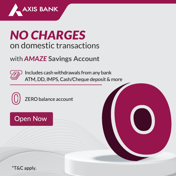Axis Bank Facebook ad