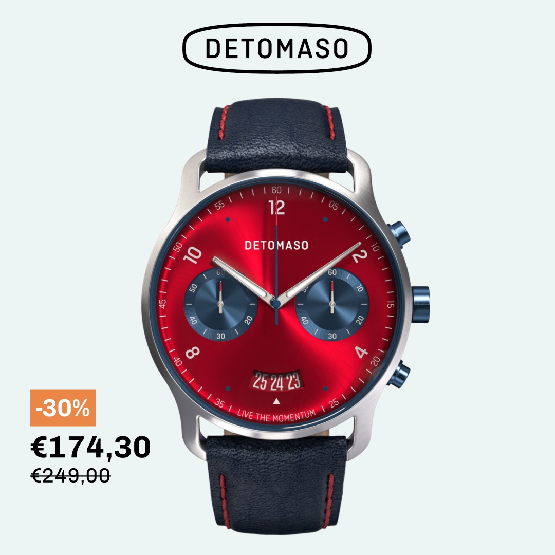 DETOMASO WATCHES Facebook ad