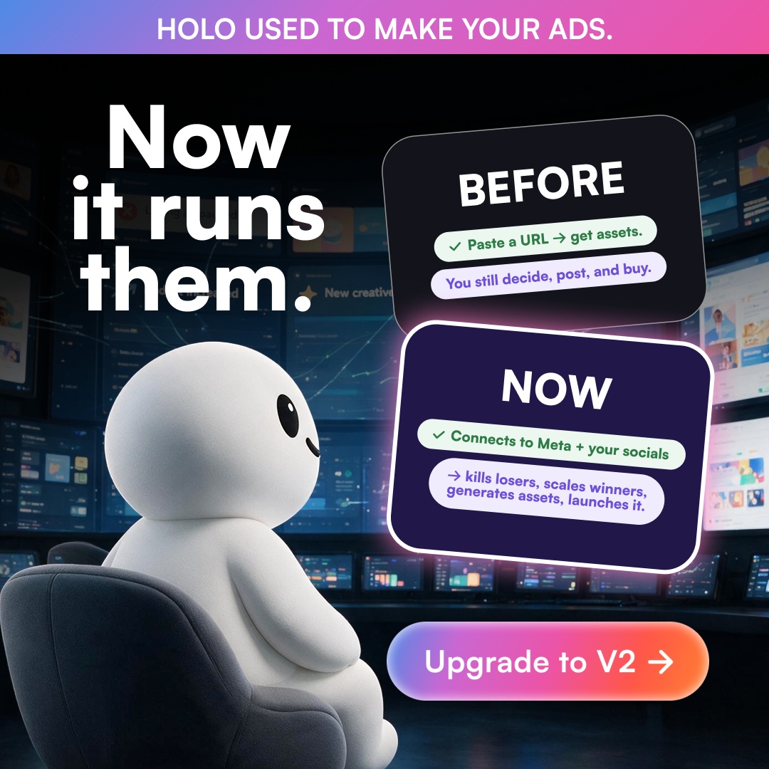 Holo Facebook ad