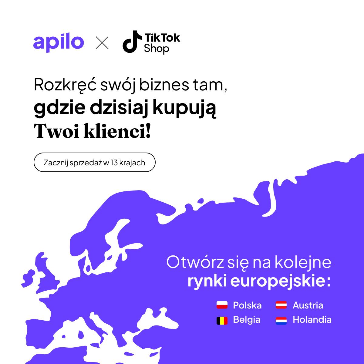 Apilo Facebook ad: To już oficjalne, TikTok Shop wystartował dziś na…