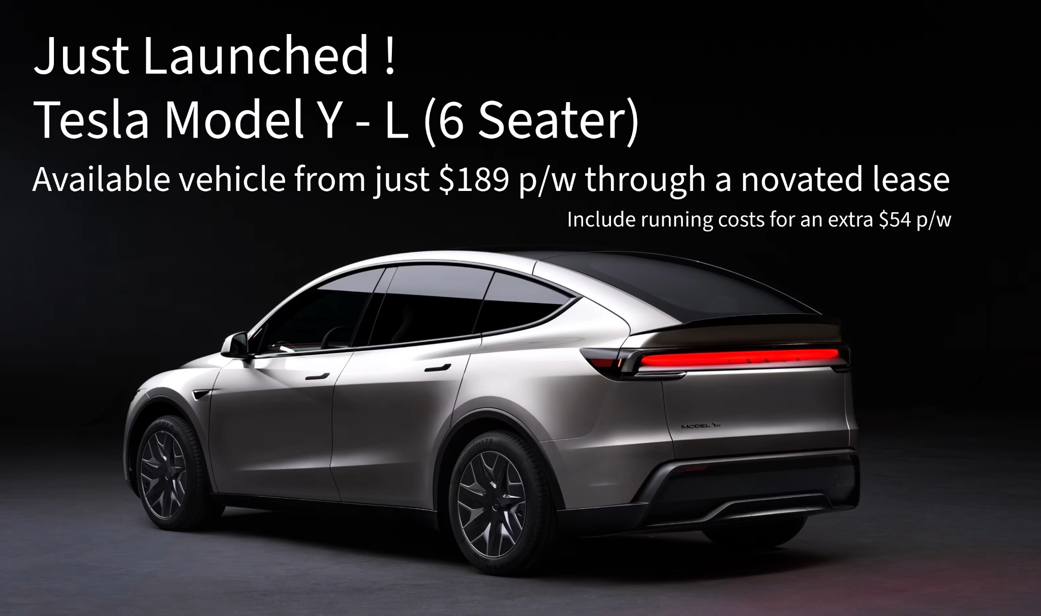 Auto Deduct Facebook ad: Tesla Model Y L Has Landed in Australia $189p/w!