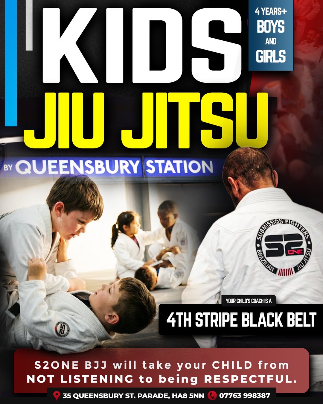 S2one Jiu Jitsu Academy Facebook ad from Feb 7, 2026