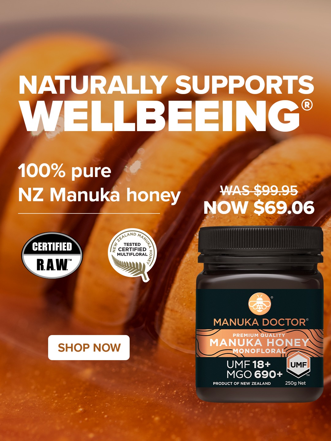 Manuka Doctor New Zealand Facebook ad