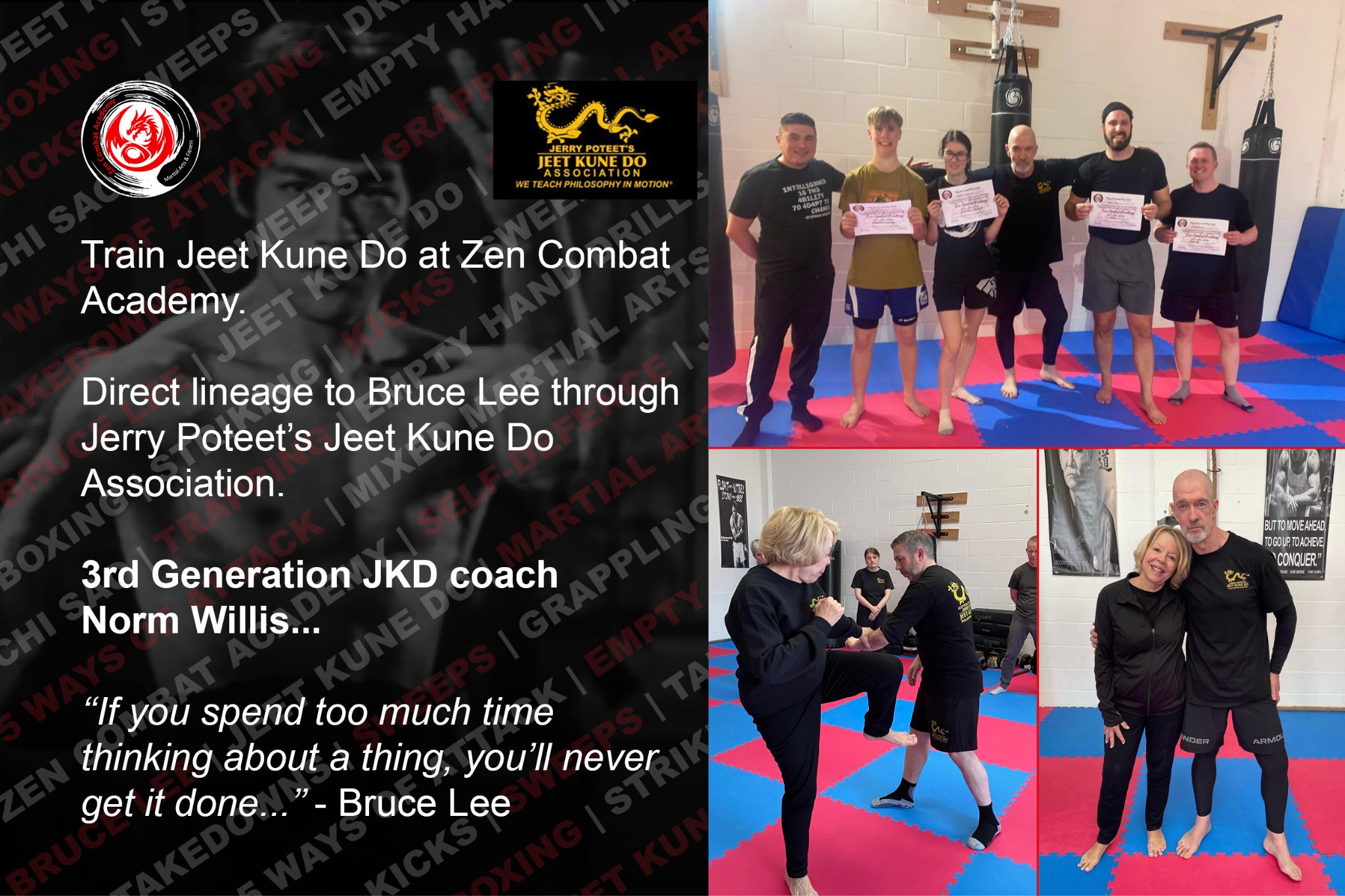 Zen Combat Academy Facebook ad
