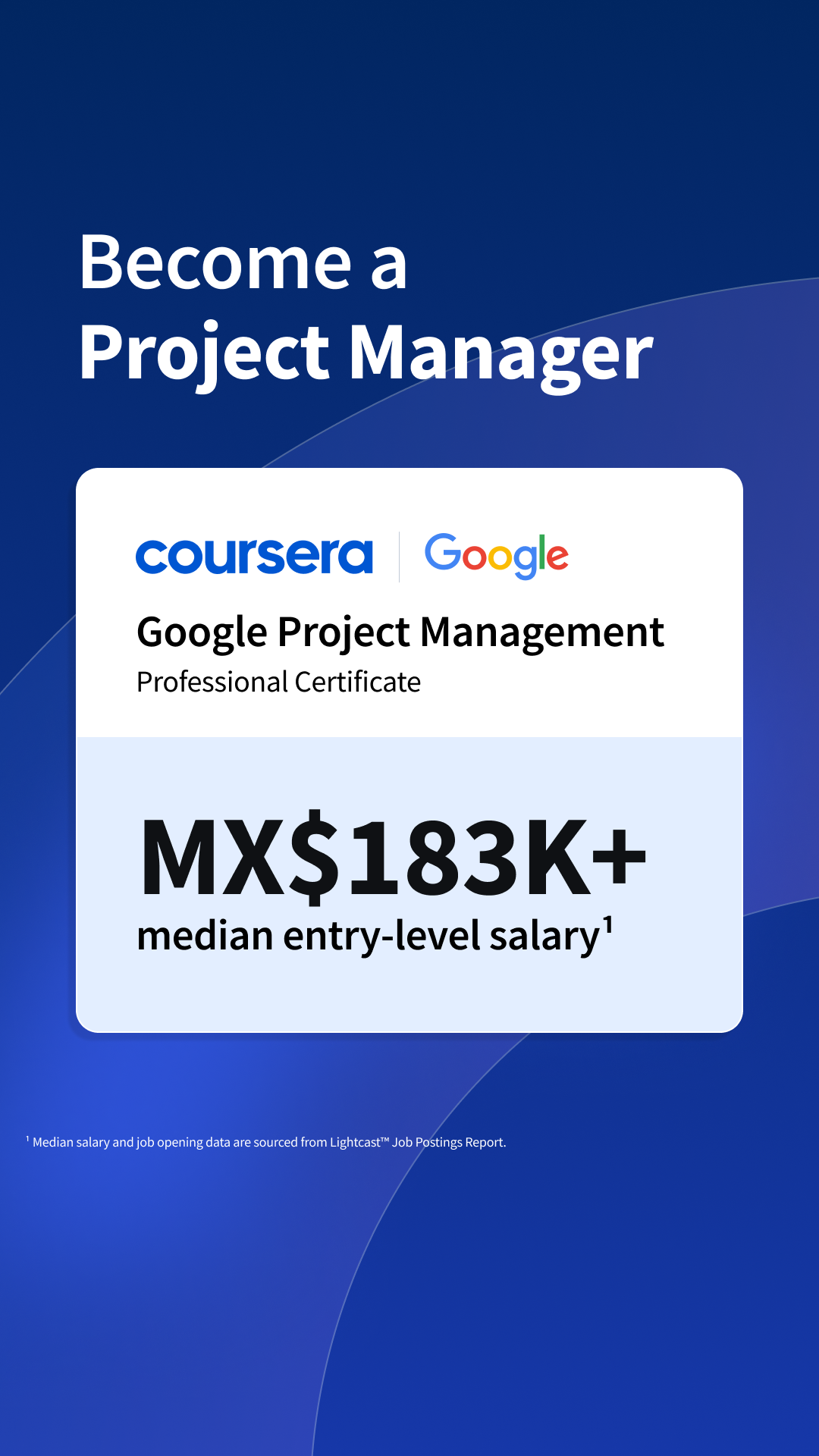 Coursera Facebook ad