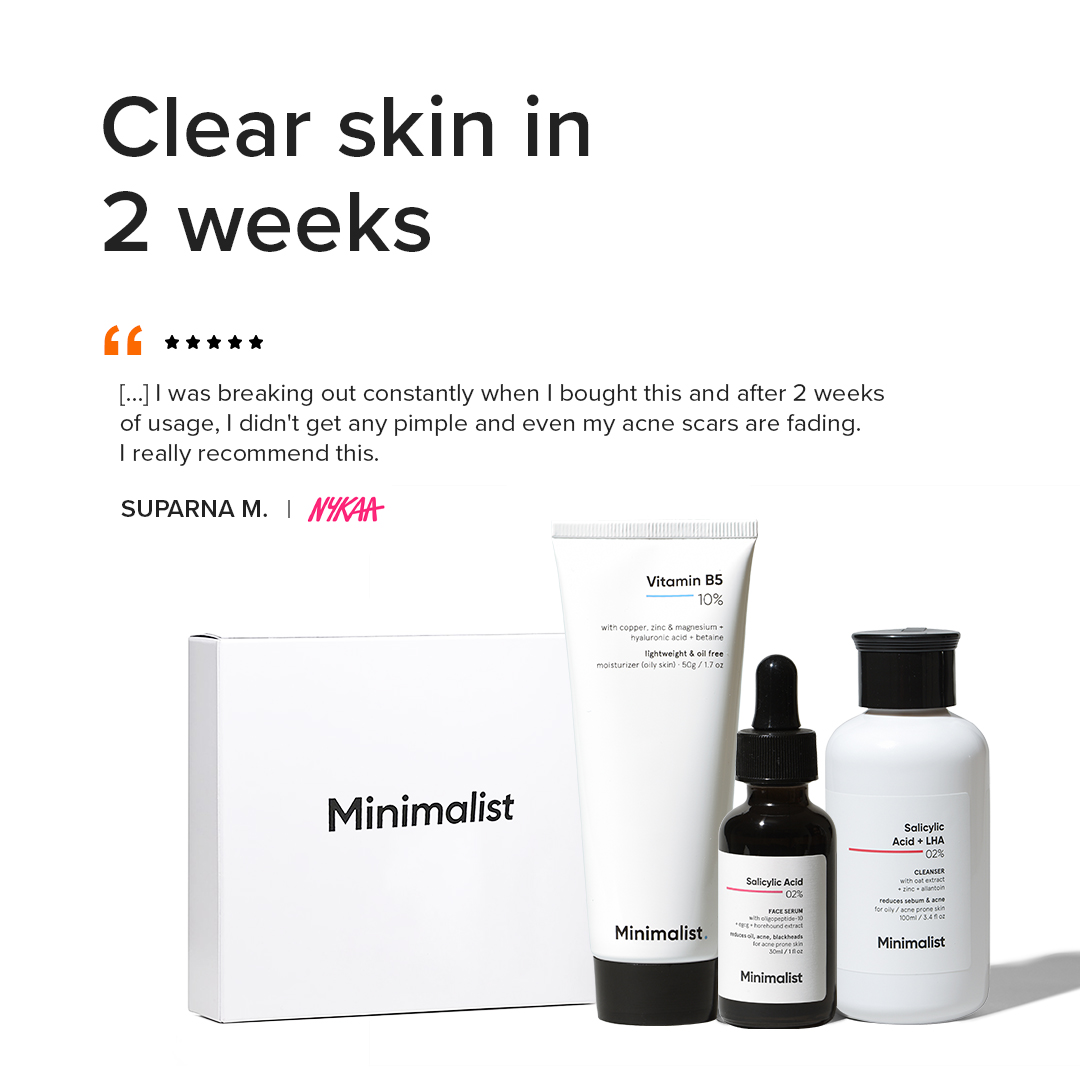Minimalistinc Facebook ad