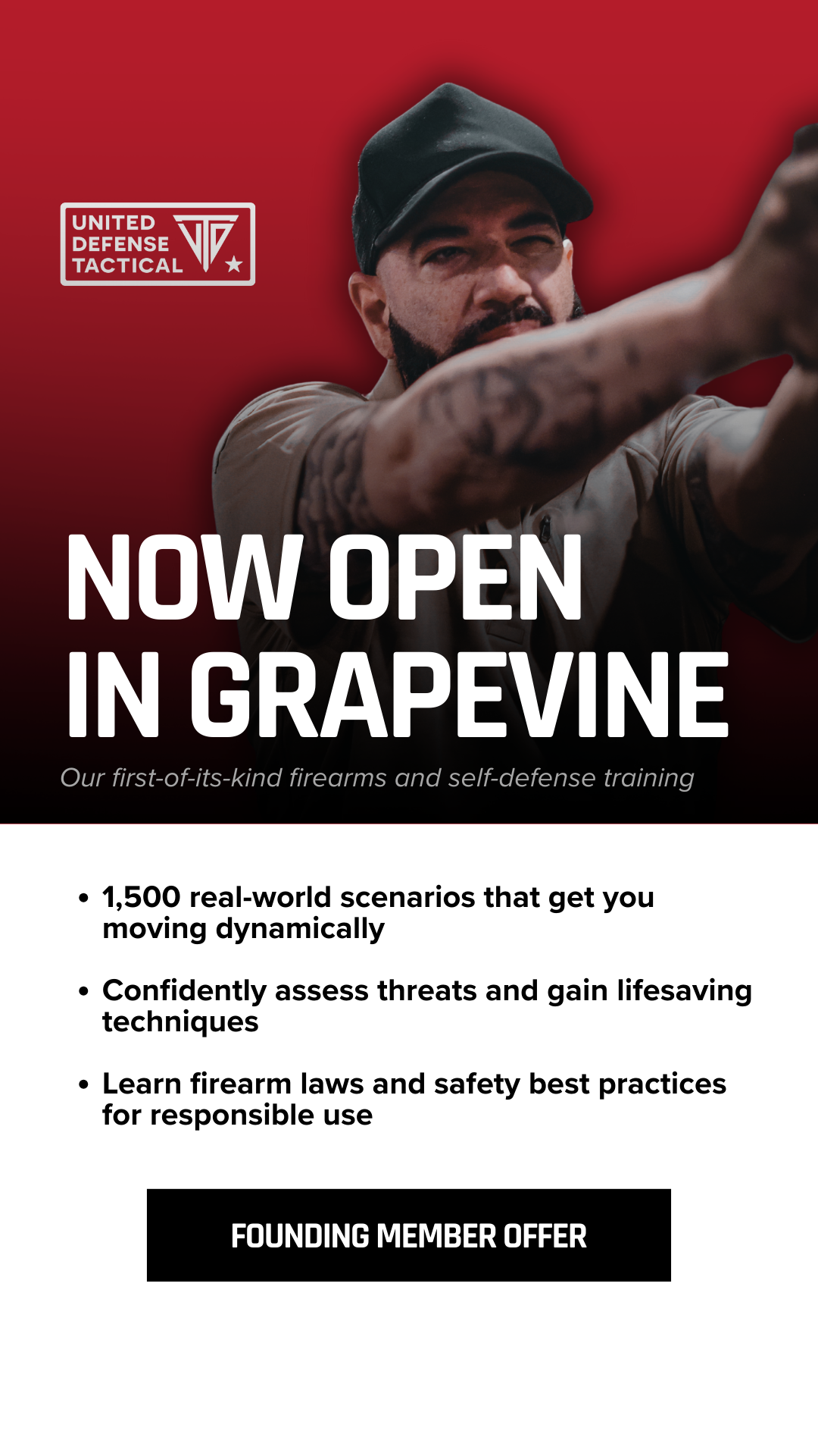 UDT Grapevine Facebook ad