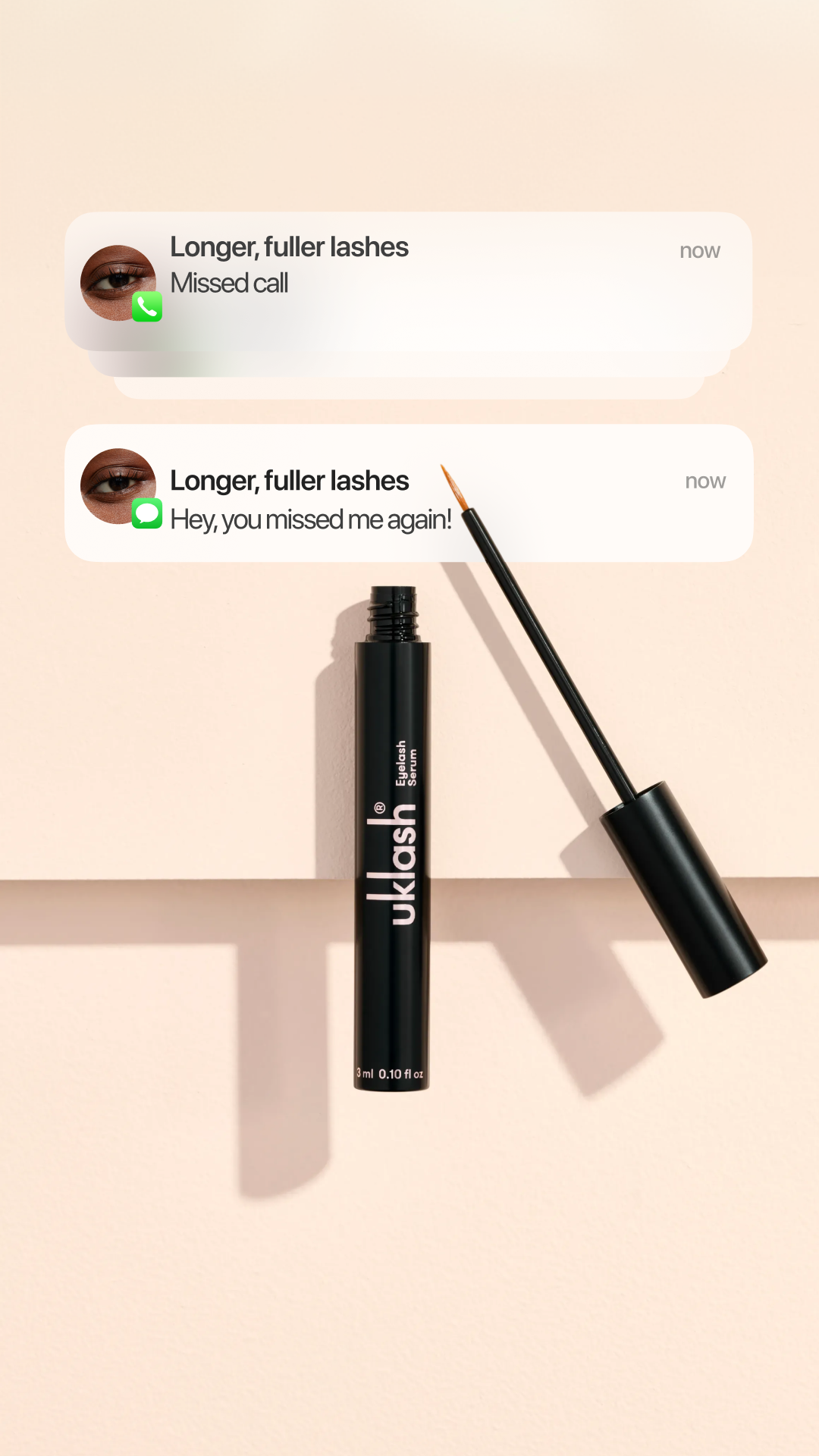 Uklash Facebook ad