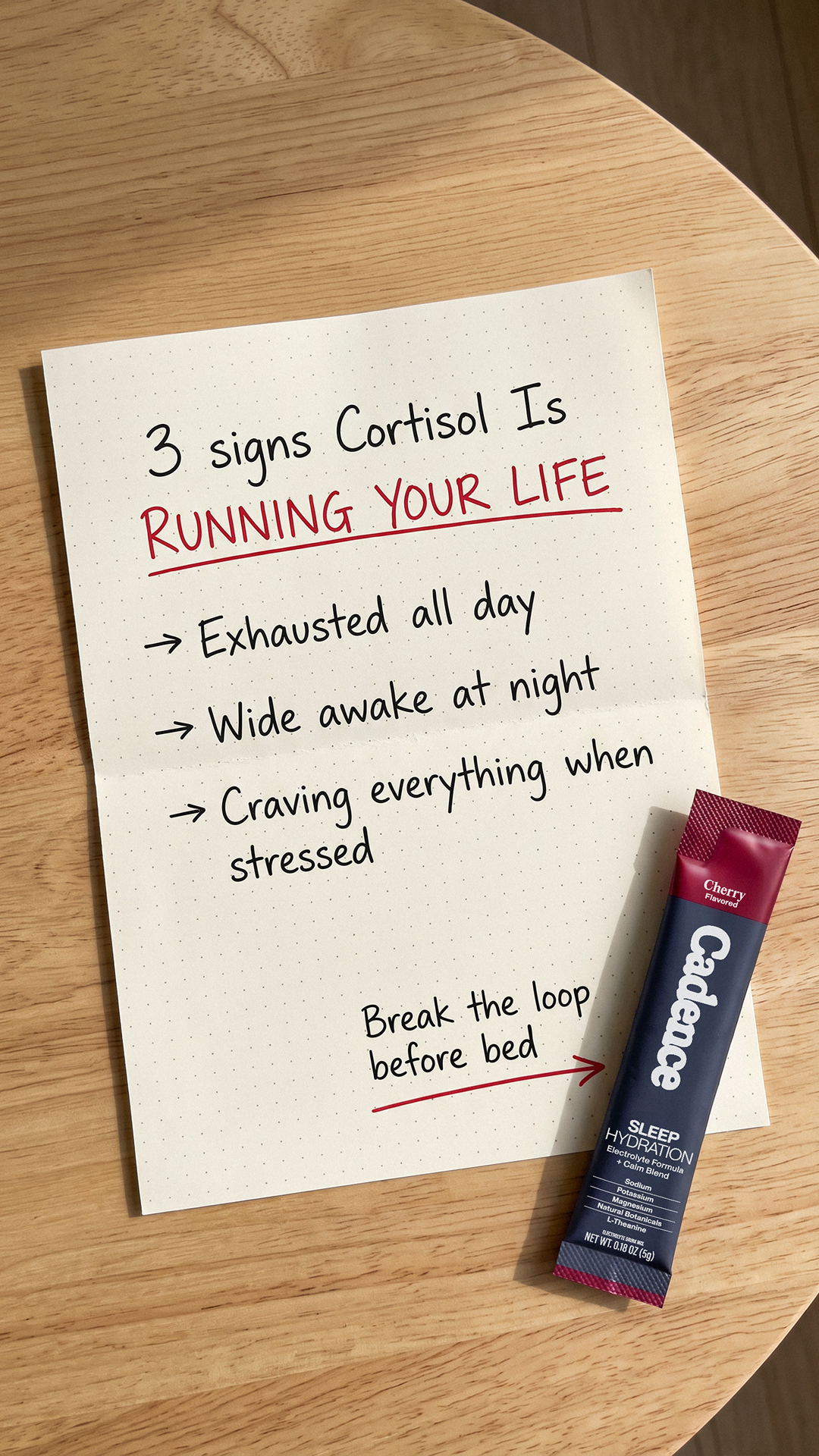 Body Science Facebook ad: Not sedation. Real overnight recovery.