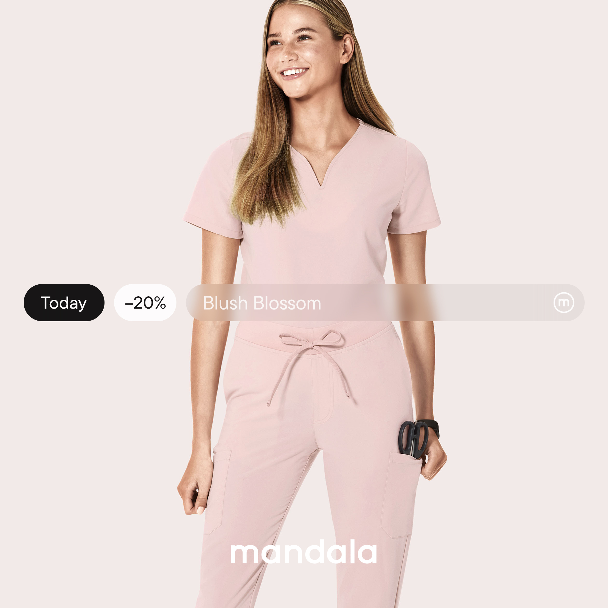 Mandala Scrubs Facebook ad