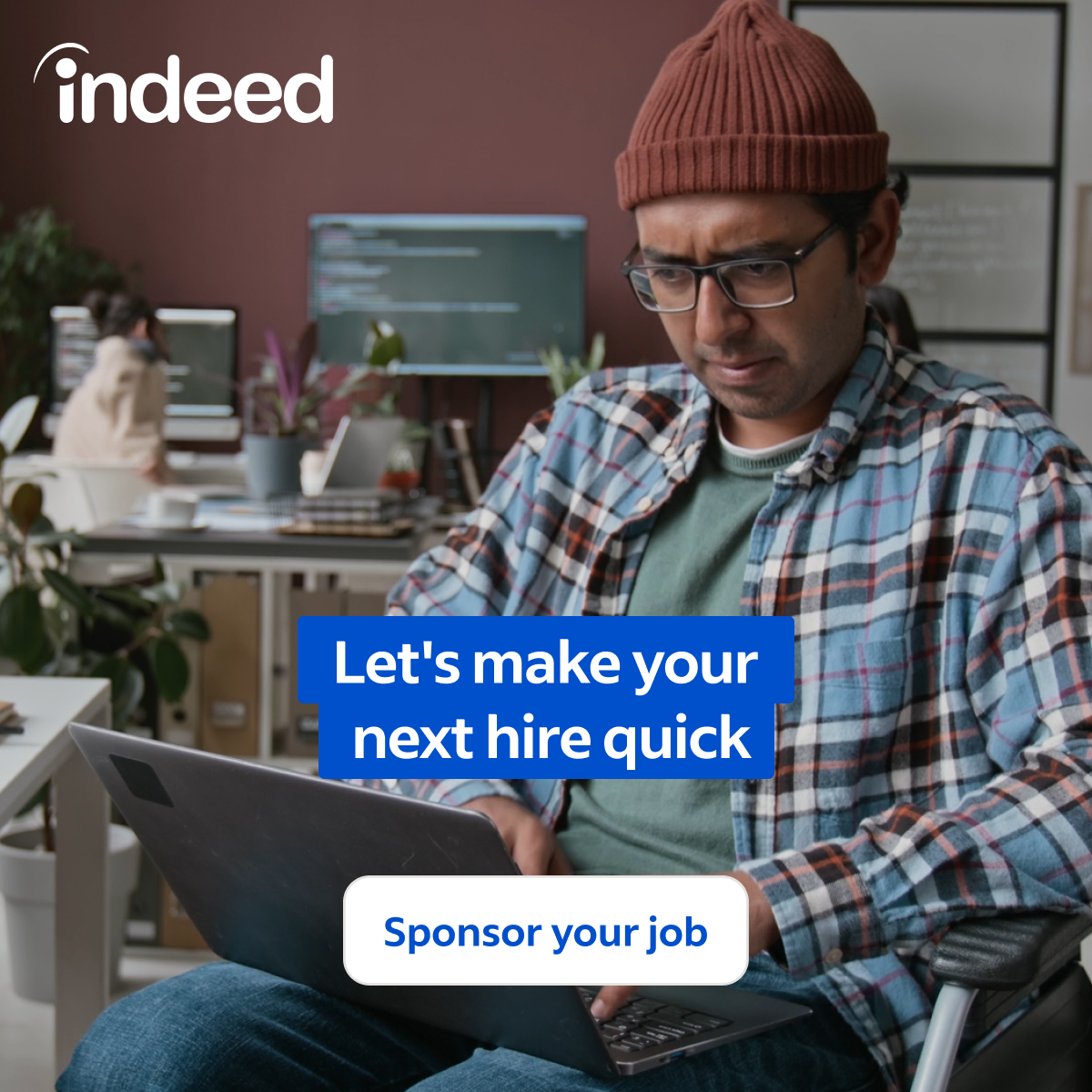 Indeed Facebook ad