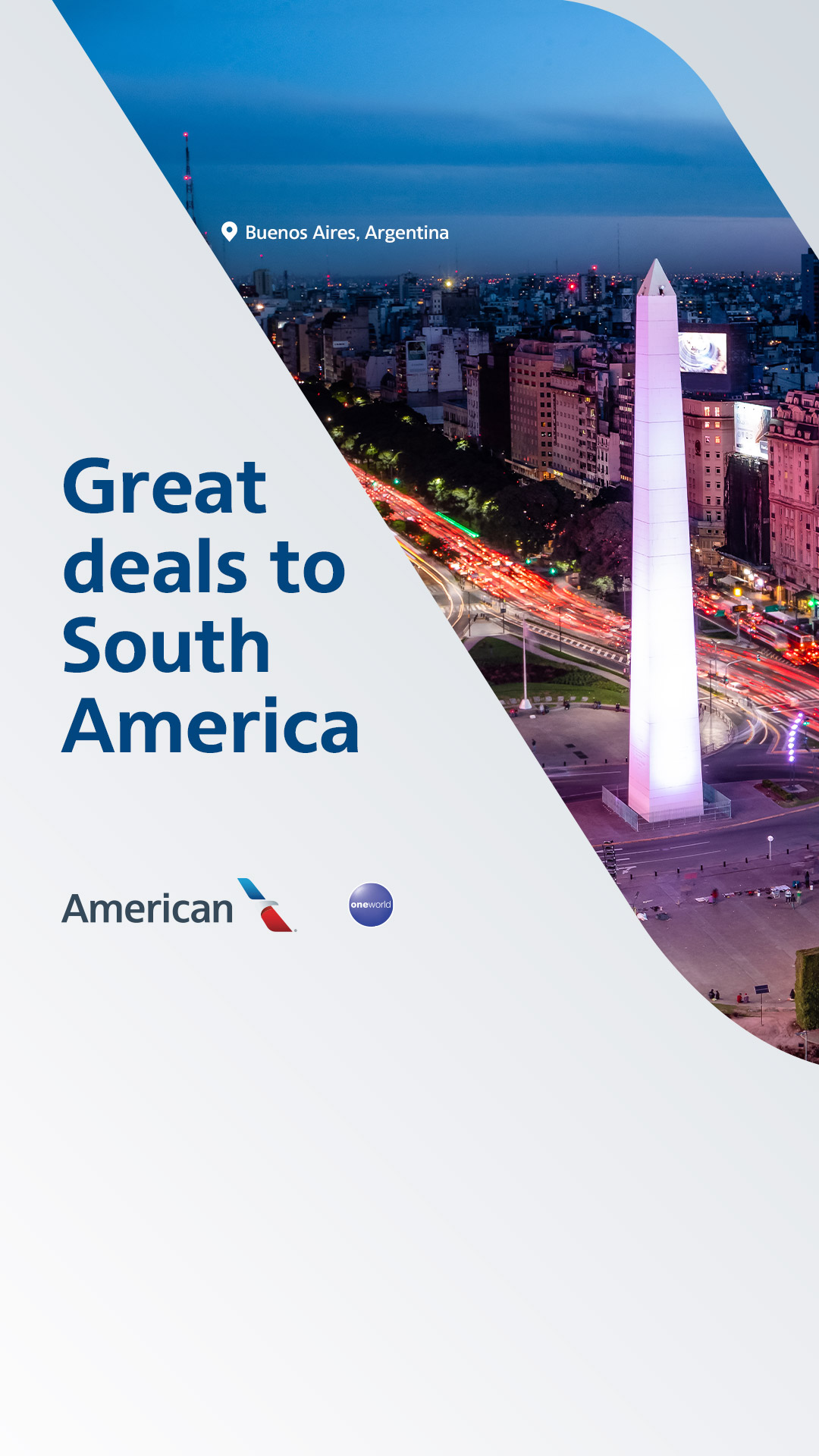 American Airlines Facebook ad