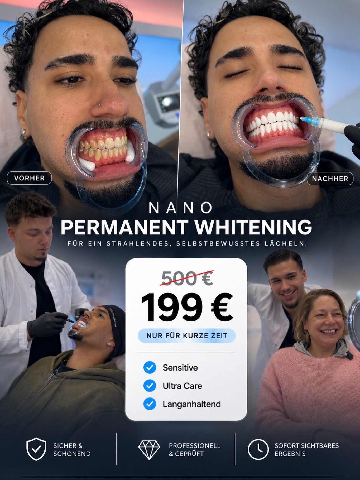 dentalwhiteduesseldorf Facebook ad: Erlebe die nächste Generation der professionellen…