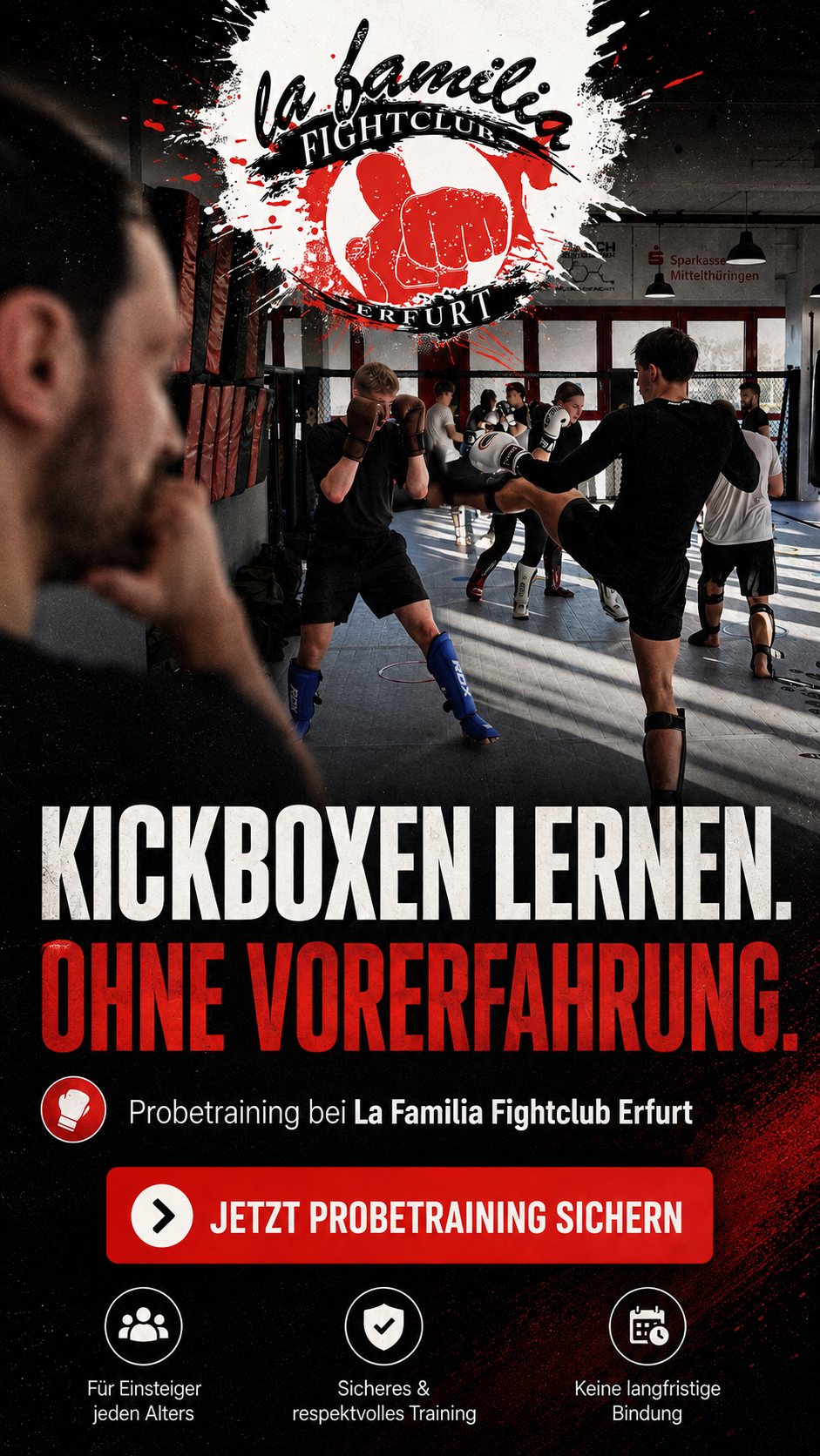 La familia Fightclub Erfurt Facebook ad