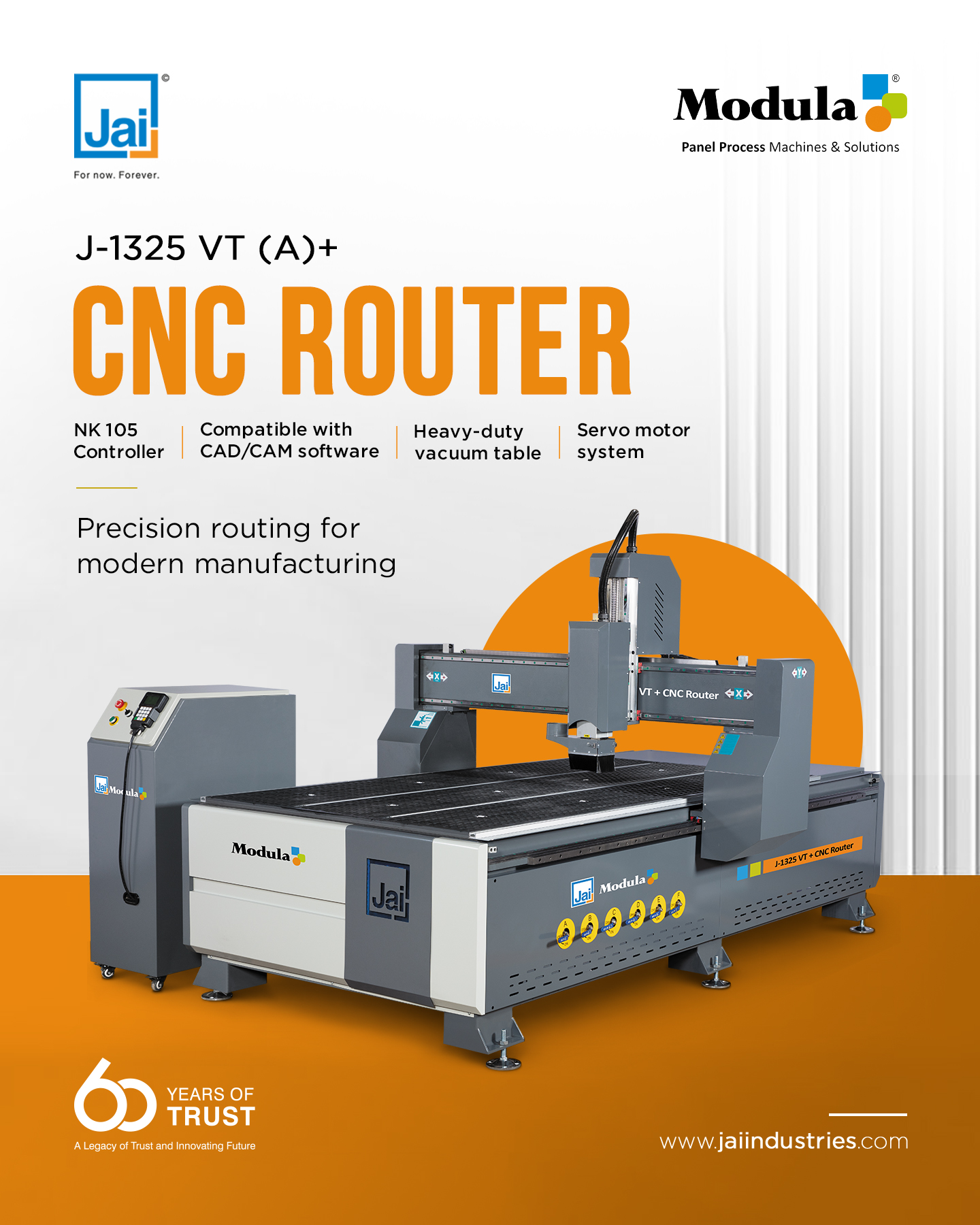 JAI Industries, INDIA Facebook ad: High-Precision CNC Routing