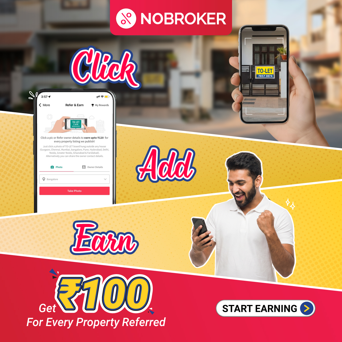 NoBroker.com Facebook ad