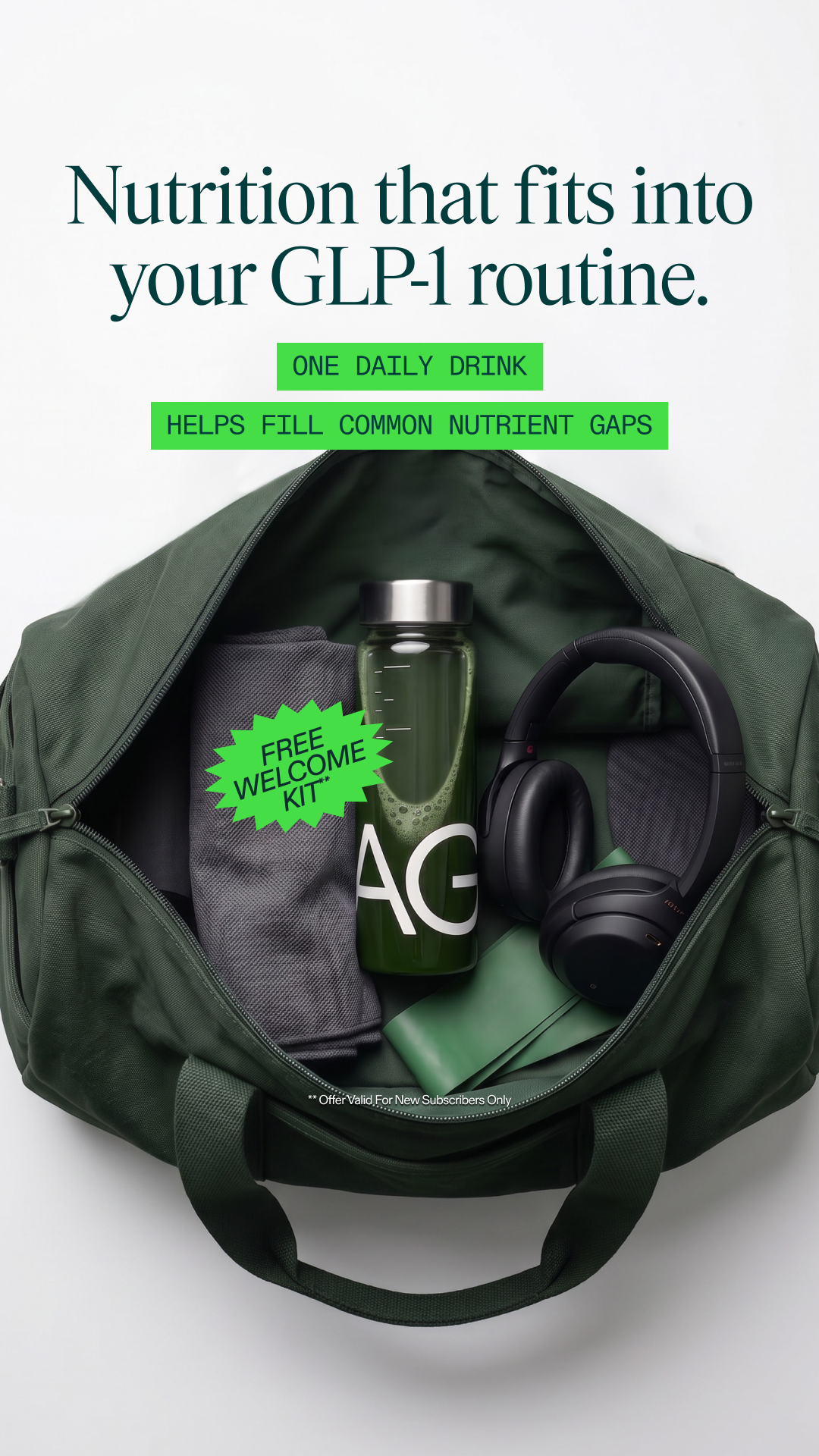 AG1 by Athletic Greens Facebook ad
