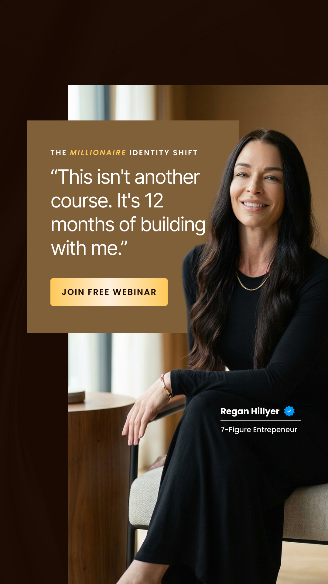 Regan Hillyer Facebook ad