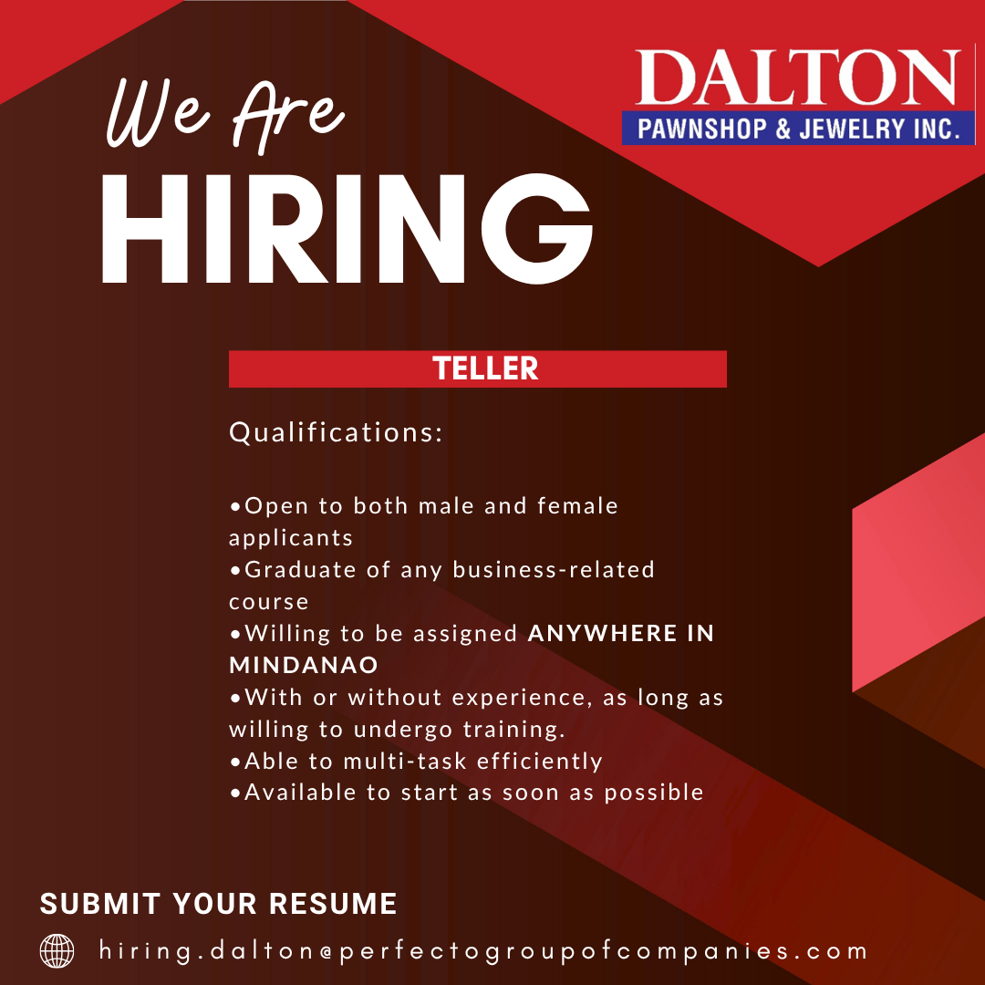Perfecto Group of Companies Facebook ad: Looking for diligent and reliable team members.